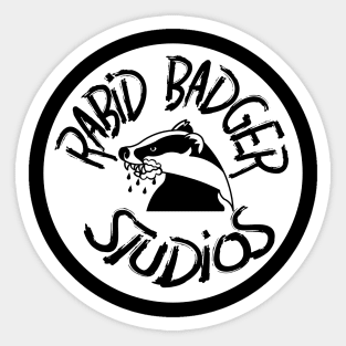 Rabid Badger Simple Sticker